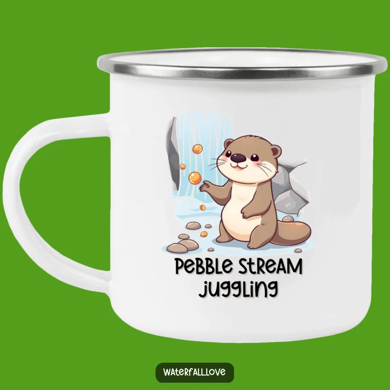 Funny Otter Camp Mug: Adventure Fuel with Playful Charm