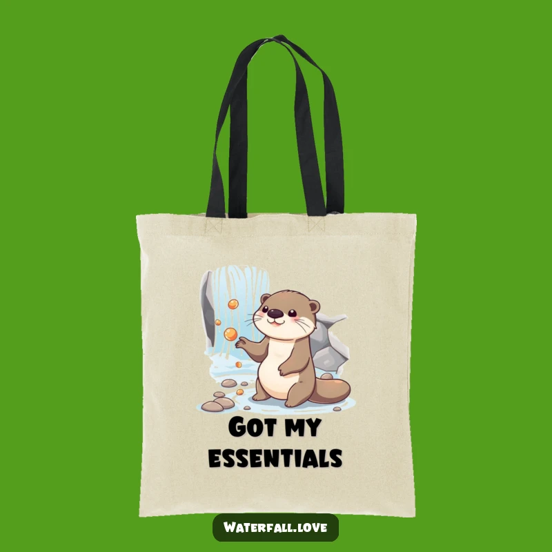 Funny Otter Tote Bag: Carry Your Treasures with Playful Ease