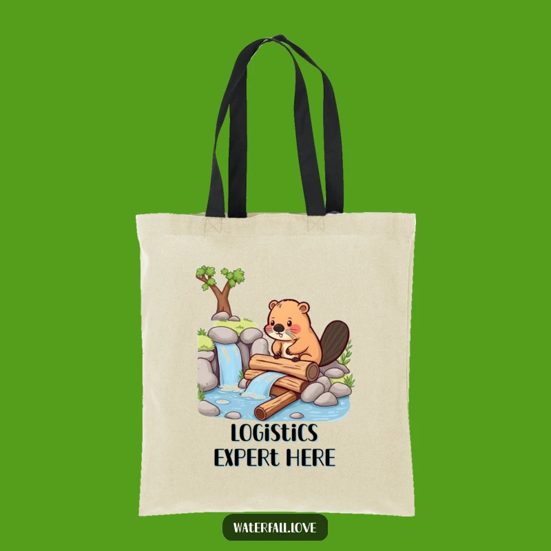 Funny Beaver Dam Tote Bag: Carry Your Projects in Style